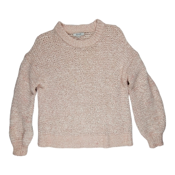 MADEWELL‎ JCrew Pullover Round Collar Ribbed Sweater - Picture 2 of 7